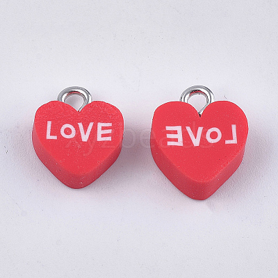 Handmade Polymer Clay Charms LS-CLAY-S091-92-1