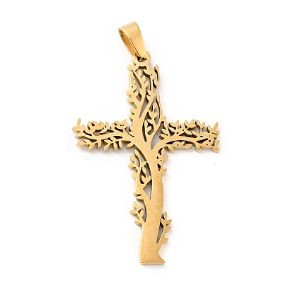201 Stainless Steel Pendants STAS-E015-13G-1