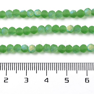 Transparent Glass Beads Strands EGLA-A034-T4mm-MB11-1