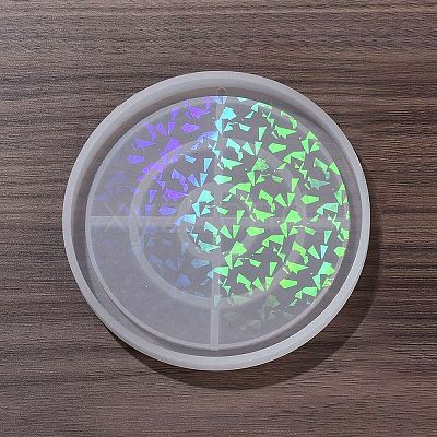 Silicone Laser Effect Cup Mat Molds DIY-C061-03E-1