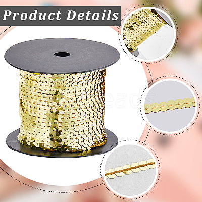 Plastic Paillette Beads FIND-WH20002-34C-1