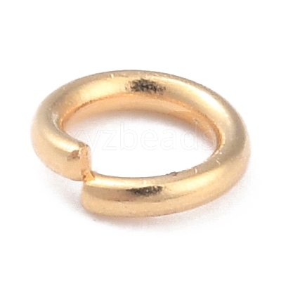 Rack Plating Brass Open Jump Rings X-KK-O139-18E-G-1