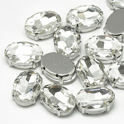Sew on Rhinestone RGLA-T091-13x18mm-01P-1