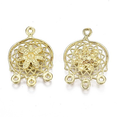 Brass Chandelier Components Link Enamel Settings KK-S349-301-NF-1