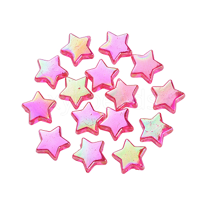 Eco-Friendly Transparent Acrylic Beads TACR-YW0001-01E-1