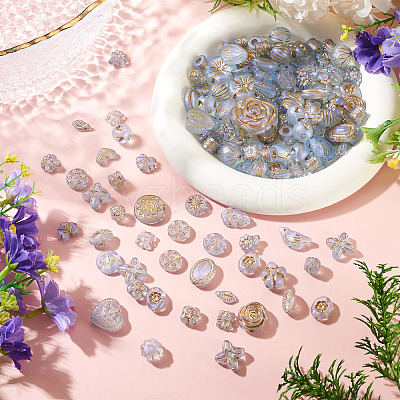 100G Transparent Acrylic Beads OACR-BT0001-05A-1