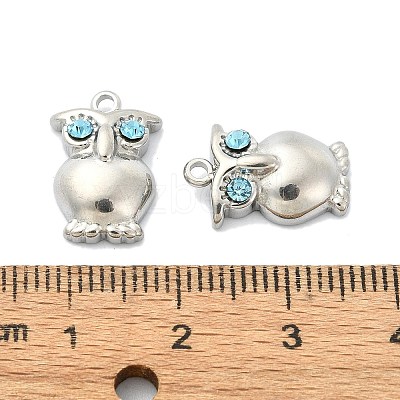 304 Stainless Steel Pendants STAS-L022-338P-1