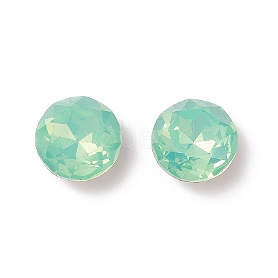Pointed Back & Back Plated K9 Glass Rhinestone Cabochons RGLA-J012-10mm-390-1