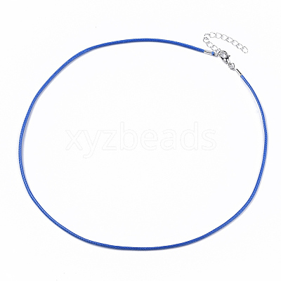 Waxed Cotton Cord Necklace Making MAK-S032-1.5mm-B06-1