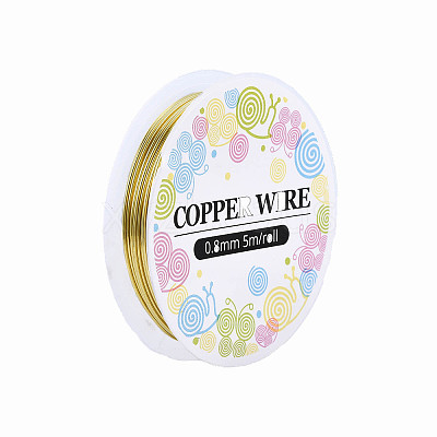 Round Craft Copper Wire X-CW0.8mm007-1