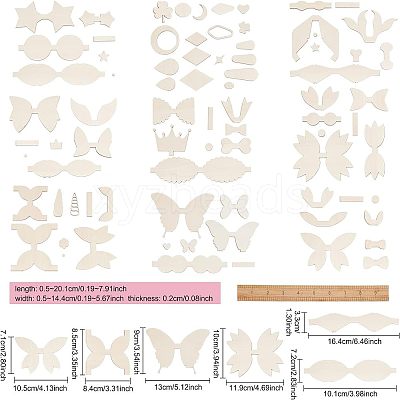 Unfinished Wooden Ornament WOOD-FG0001-22-1