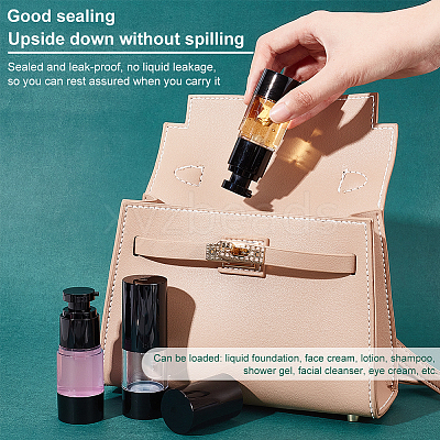Empty Portable Plastic Airless Pump Bottles MRMJ-WH0075-67A-1