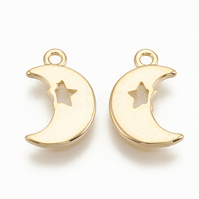 Brass Charms KK-T020-101G-1