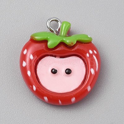 Opaque Resin Pendants RESI-CJC0029-001D-01-1