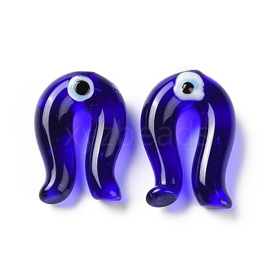 Handmade Evil Eye Lampwork Beads LAMP-E026-03D-1