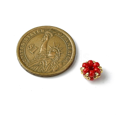 MIYUKI Round Rocailles Seed Beads Beaded Charms PALLOY-MZ00207-1