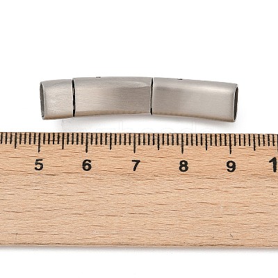 304 Stainless Steel Snap Lock Clasps STAS-U055-02D-P-1