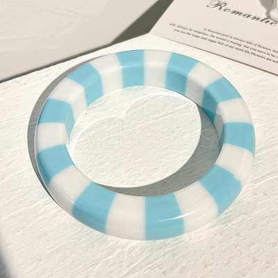 Resin Bangles BJEW-H600-58B-05-1