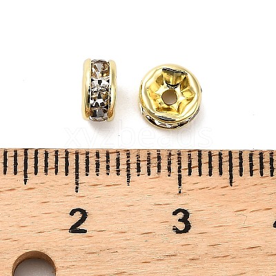 316 Surgical Stainless Steel Rhinestone Spacer Beads X-STAS-L285-001G-01-1-1