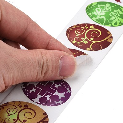 9 Patterns Easter Theme Self Adhesive Paper Sticker Rolls DIY-C060-02C-1