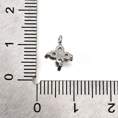 Brass Micro Pave Cubic Zirconia Pendants KK-D356-07D-P-1