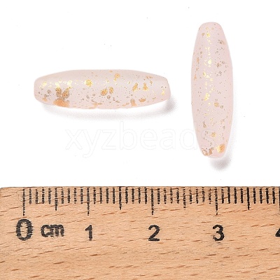 Frosted Glass Beads FGLA-L001-001E-1