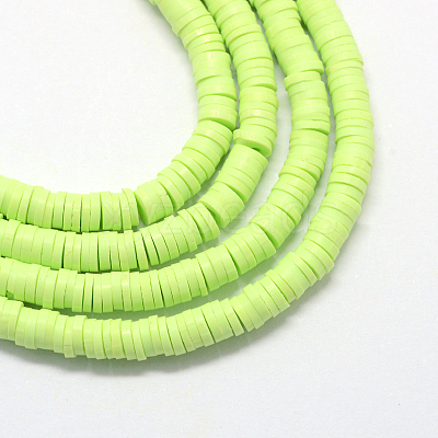 Handmade Polymer Clay Beads X-CLAY-R067-8.0mm-24-1