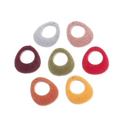 Flocky Alloy Pendants PALLOY-S134-003-1
