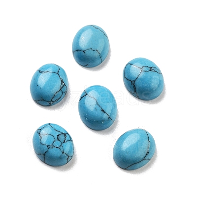 Synthetic Turquoise Cabochons G-G145-01A-27-1
