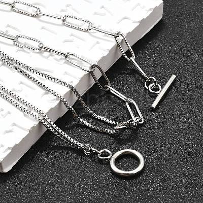 Non-Tarnish 304 Stainless Steel Chain Necklaces X-NJEW-JN02767-1