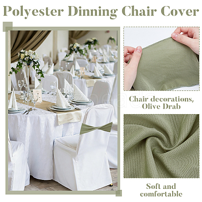 Polyester Dinning Chair Cover AJEW-WH0481-275B-1