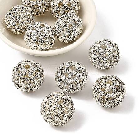 Brass Rhinestone Beads RSB083-S-1