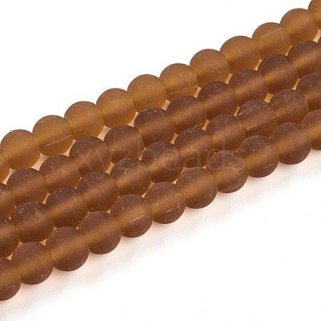 Transparent Glass Beads Strands GLAA-T032-T6mm-MD23-1