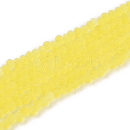 Transparent Glass Beads Strands EGLA-A044-T1mm-MD29-1