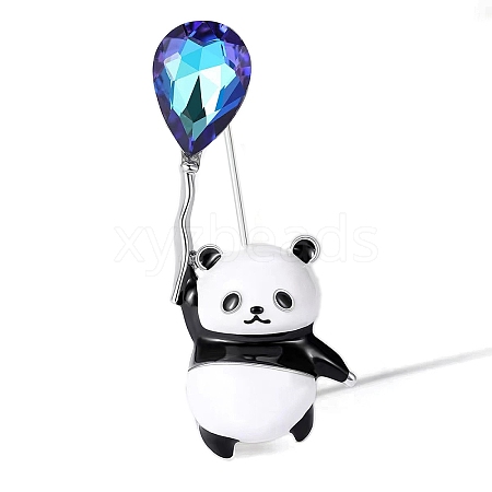 Panda Holding Balloon Enamel Pins PW-WG3538F-01-1