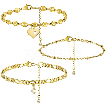 Anklets Sets AJEW-AN00383-07-1