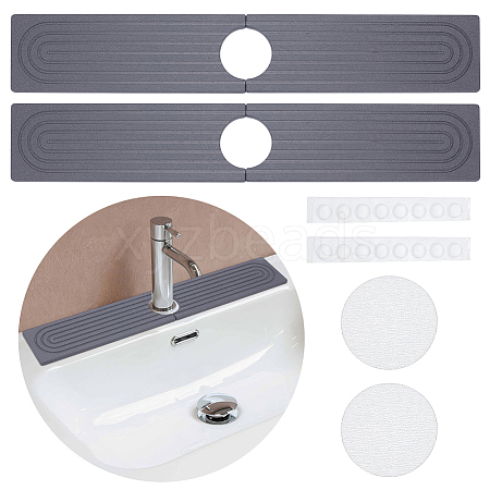 Diatomaceous Earth Bathroom Faucet Mat FIND-WH0139-816A-1