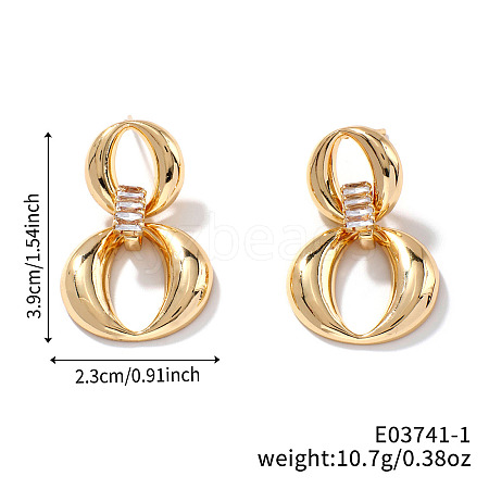 Trendy European and American Style Fashion Earrings UN8213-1-1