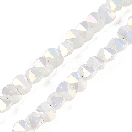 Electroplate Glass Beads Strands EGLA-B009-05A-12-1