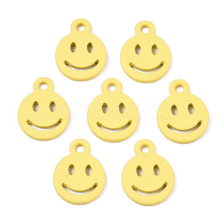 Spray Painted Alloy Charms X-PALLOY-T075-121D-RS-1