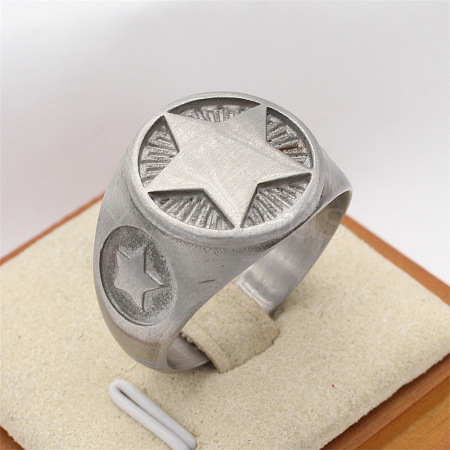 304 Stainless Steel Finger Rings for Men FS-WG539CD-12-1