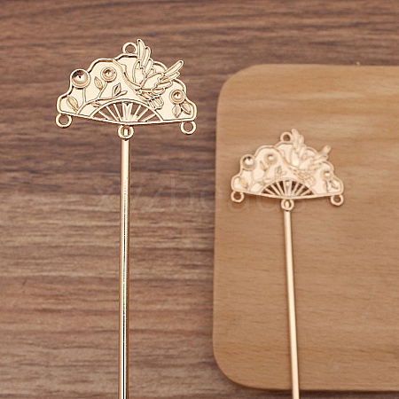 Ancient Style Alloy Hair Stick Finding PW-WG19ABA-03-1