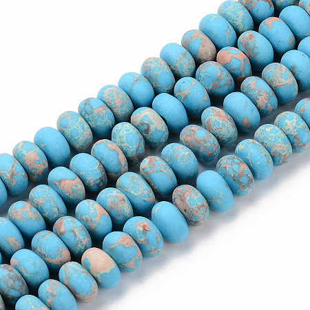 Natural Regalite/Imperial Jasper/Sea Sediment Jasper Beads Strands G-S367-001B-011-1