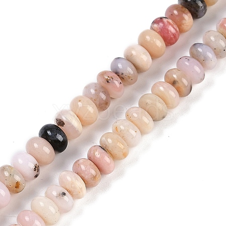 Natural Pink Opal Beads Strands G-B125-H02-02-1