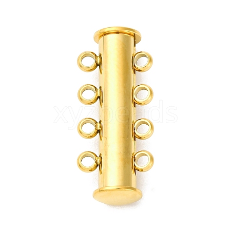 304 Stainless Steel Slide Lock Clasps STAS-A117-07B-G-1