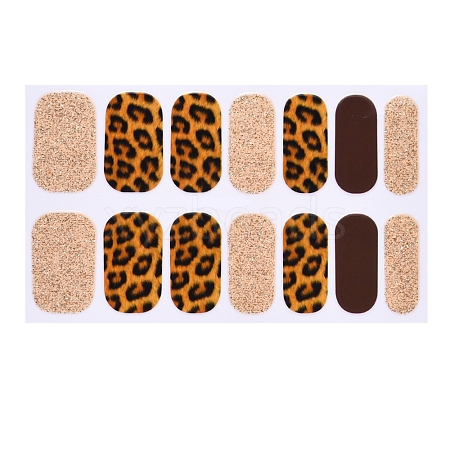 Fruit Floral Leopard Print Full Wrap Nail Polish Stickers MRMJ-T078-ZA254-1