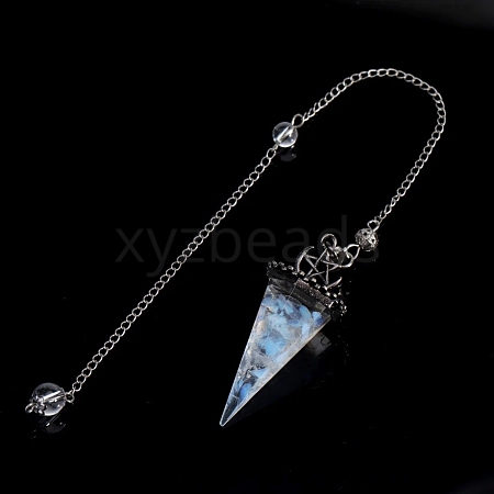 Resin Pointed Dowsing Pendulums PW-WGD4C0F-12-1