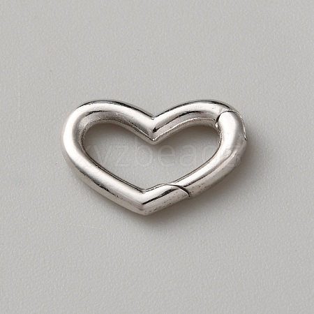 Sterling Silver Spring Gate Rings STER-WH0009-27P-1
