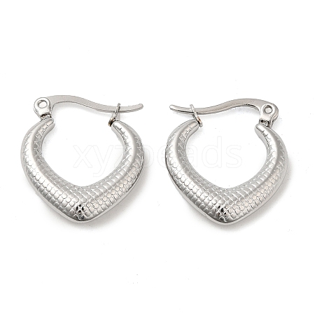 304 Stainless Steel Hoop Earrings for Women EJEW-M224-01P-1