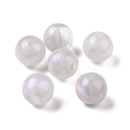 Opaque Acrylic Beads OACR-E014-19A-04-1